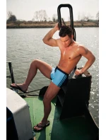 Plavky Verso Mare v modré a tmavě modré barvě - Alpha Male