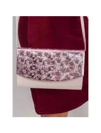 Dámská lakovaná s relief vzorem kabelka 200102 - FPrice Dámská lakovaná s relief vzorem kabelka 200102 - FPrice