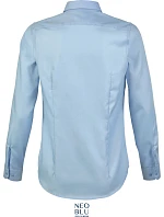 NEOBLU Blaise Women Mikro keprová halenka s dlouhým rukávem 24.3183 soft blue NEOBLU Blaise Women Mikro keprová halenka s dlouhým rukávem 24.3183 soft blue