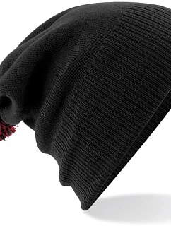 Beechfield B 450 Čepice Snowstar® 53.0450 black/classic red