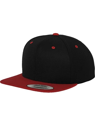 Flexfit 6089M 6 panelová Snapback kšiltovka 55.6089 black/red