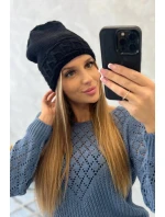 Dámská čepice Aniela K338 černá Dámská čepice Aniela K338 černá