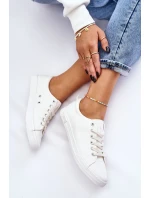 Dámské hladké nízké tenisky Big Star LL274058 Bílé