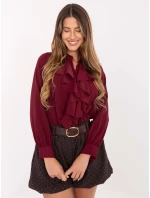 MI košile KS 3257.47 kaštanová