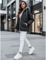 Dámská prošívaná zimní bunda SPACE black FashionStreet TY4070
