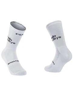 Cyklistické ponožky NORTHWAVE Hello Sock, bílé