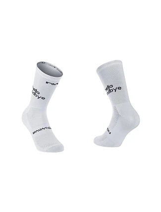 Cyklistické ponožky NORTHWAVE Hello Sock, bílé Cyklistické ponožky NORTHWAVE Hello Sock, bílé