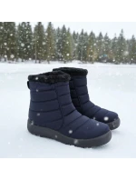 Nepromokavé sněhové boty na zip NEWS W EVE181B navy blue