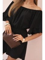 Dámský bavlněný overal bez rukávů s vázáním v pase ecru