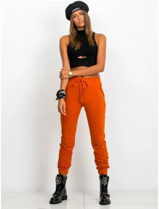 Tepláky RV DR 5040.07X tmavě oranžová