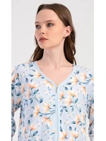 Dámské domácí šaty s tříčtvrtečním rukávem Karolína Dámské domácí šaty s tříčtvrtečním rukávem Karolína