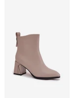 Boty na podpatku  model 222516 Step in style