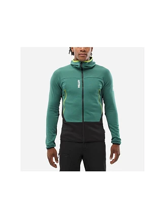 Mikina MILLET M FUSION GRID HOODIE, černá Mikina MILLET M FUSION GRID HOODIE, černá