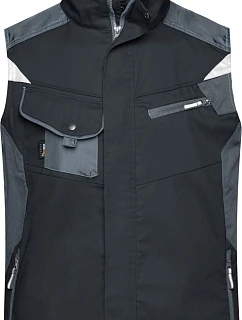 Daiber JN 822 Pracovní vesta - Strong 02.0822 black/carbon