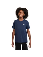 Dětské tričko Nike Sportswear tmavě modré FZ5177 410 Dětské tričko Nike Sportswear tmavě modré FZ5177 410