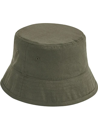 Beechfield B 90N Klobouk "Organic Cotton Bucket Hat" 53.090N olive green Beechfield B 90N Klobouk "Organic Cotton Bucket Hat" 53.090N olive green