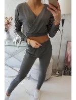 Sada s ozdobnými pásky grafitová melanž Sada s ozdobnými pásky grafitová melanž