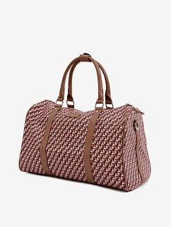 Vzorovaná Dámská Cestovní Taška Hnědá Nelle