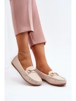 Dámské klasické mokasíny s dekorací Béžová Ainslee Dámské klasické mokasíny s dekorací Béžová Ainslee