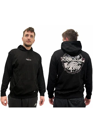 O'neill Aguazul sportovní klokaní mikina s kapucí pánská černá fashion pánské