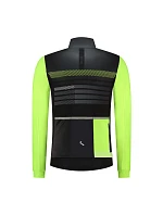 Rogelli tričko s dlouhým rukávem STRYDE černé – fluor 3XL