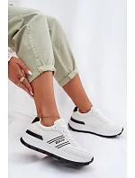 Dámské tenisky na platformě Big Star TT274882 Hi-Poly System Bílé