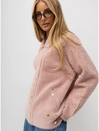 Bunda MBM KR 4201.98P světle růžová Bunda MBM KR 4201.98P světle růžová