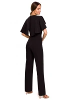 M670 Kombinéza s volánky - černá