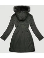 Army-černá oboustranná dámská bunda pro přechodné období J Style (16M9159-136) Army-černá oboustranná dámská bunda pro přechodné období J Style (16M9159-136)