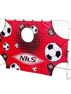 Branka se sítí a zaměřovacím panelem Nils BR240P 2v1 240x150cm 10-10-821