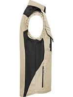 Daiber JN 845 Pracovní vesta - Strong 02.0845 stone/black