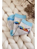 Dětské bavlněné ponožky se vzory 5-balení vícebarevné