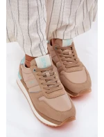 Dámské Semišové Tenisky Big Star RR274A048 HI-POLY SYSTEM Tmavě béžové