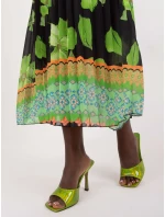 Šaty DHJ SK 11331 5.19 černá a zelená Šaty DHJ SK 11331 5.19 černá a zelená