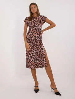 Šaty DHJ SK 20161.35 hnědé