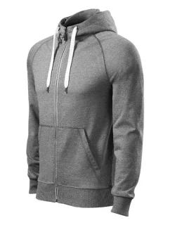 Voyage mikina pánská tmavě šedý melír