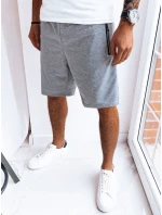 FashionStreet pánské světle šedé teplákové kraťasy SX2266