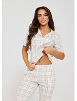 Pyžamo Cornette 879/342 Holly kr/r S-2XL rozepínací Pyžamo Cornette 879/342 Holly kr/r S-2XL rozepínací