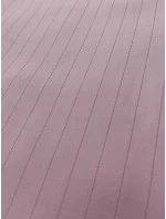 Široké dámské pruhované kalhoty v pudrově růžové barvě (18629)