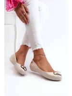 Dámské voňavé baletky srdcem ZAXY NN285009 béžové Dámské voňavé baletky srdcem ZAXY NN285009 béžové