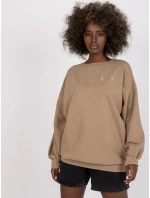 Dámská mikina EM BL U536/2.00 světle hnědá Dámská mikina EM BL U536/2.00 světle hnědá