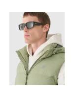 Pánské péřové tričko bez rukávů s přírodní výplní 4F 4FWAW24TVJAM148-43S