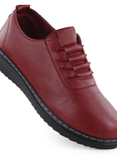 Dámská pohodlná obuv bordó UNISOFT 5933