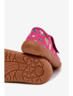 Dětské domácí papuče Barefoot Froddo Canvas G1700440-10 Fuksie Dětské domácí papuče Barefoot Froddo Canvas G1700440-10 Fuksie