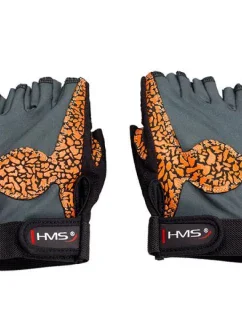 Tělocvičné rukavice Oragne/Gray W HMS RST03 r.S dámské