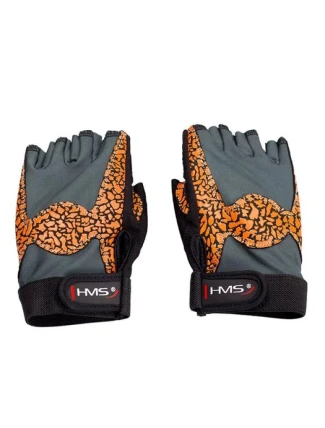 Tělocvičné rukavice Oragne/Gray W HMS RST03 r.S dámské Tělocvičné rukavice Oragne/Gray W HMS RST03 r.S dámské