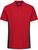 Promodoro 4590 Unisex kontrastní pracovní polo - EXCD 40.4590 fire red/charcoal Promodoro 4590 Unisex kontrastní pracovní polo - EXCD 40.4590 fire red/charcoal