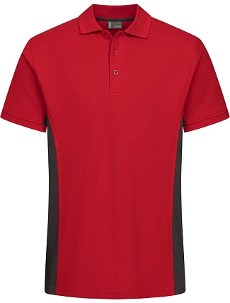 Promodoro 4590 Unisex kontrastní pracovní polo - EXCD 40.4590 fire red/charcoal Promodoro 4590 Unisex kontrastní pracovní polo - EXCD 40.4590 fire red/charcoal