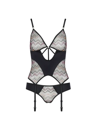 Korzet Casmir Lagerta barva:černá