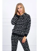 Sada s potiskem černá Sada s potiskem černá